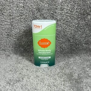 Lume Whole Body Deodorant Fresh Alpine Invisible Cream Aluminum Free 2.2oz
